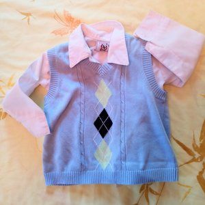 2 Piece Sweater Vest Set